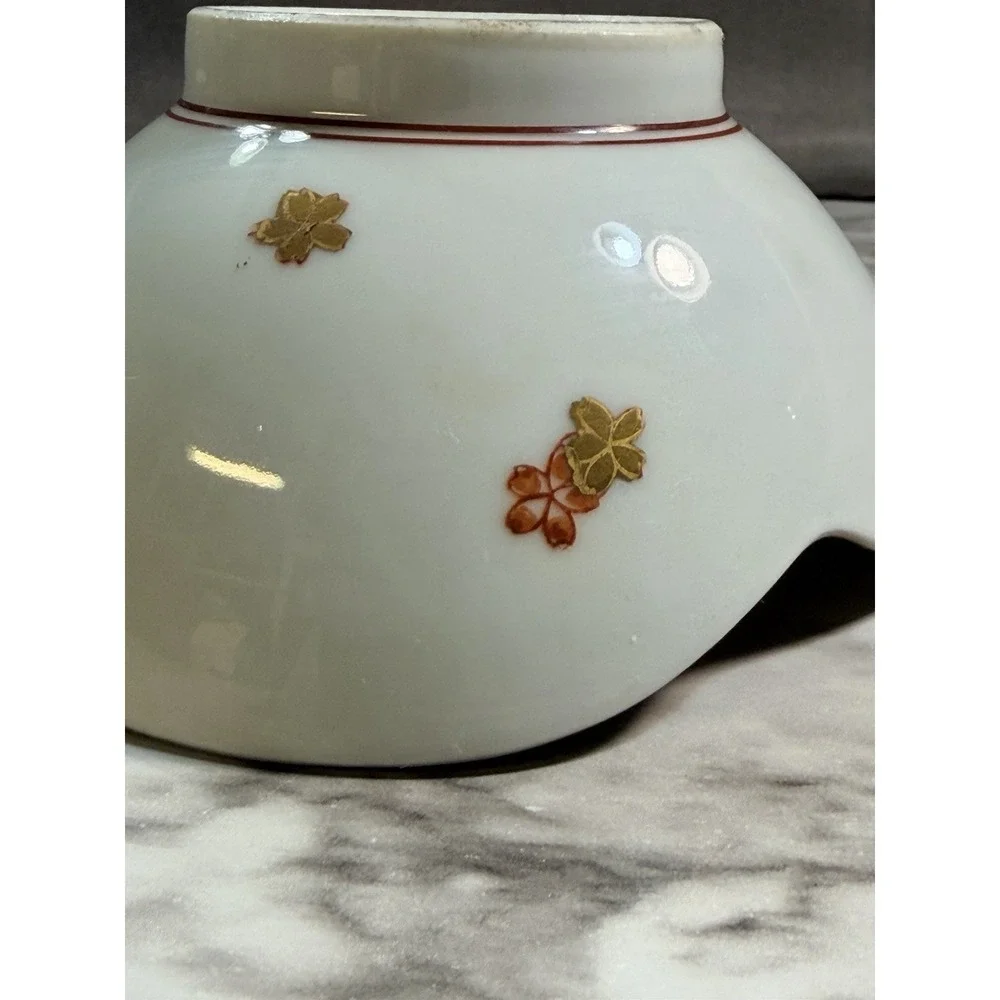 VTG Signed IMARI WARE  BOWL Japan‎ Porcelain Red 